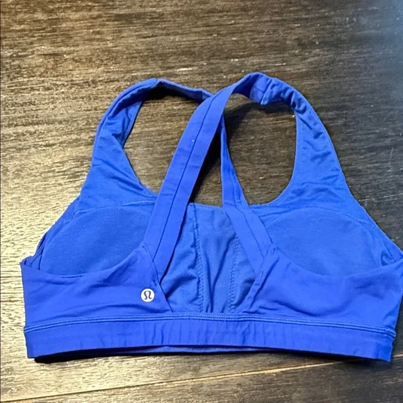Lululemon Athletica Vibrant Blue Sports Bra 12 - Picture 2 of 3